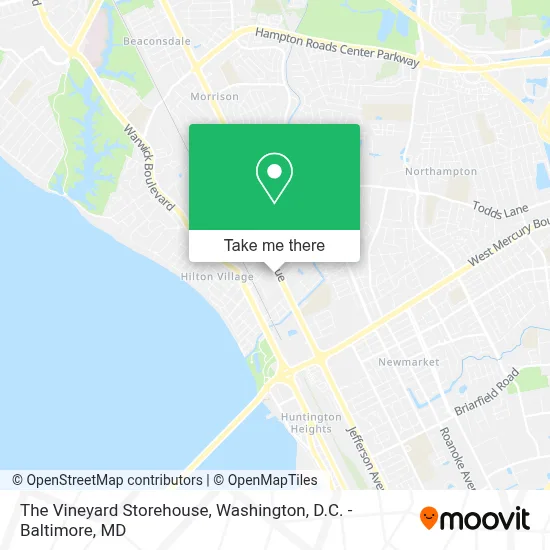 The Vineyard Storehouse map