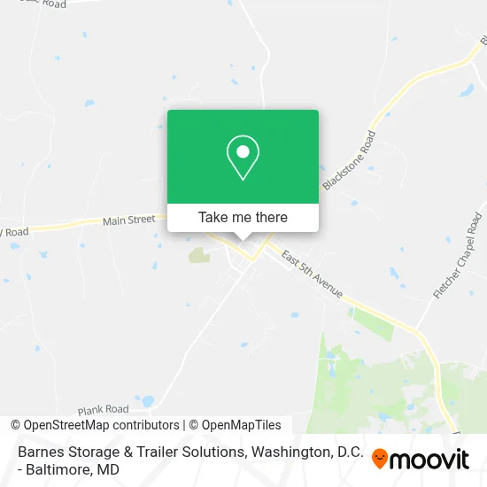 Barnes Storage & Trailer Solutions map