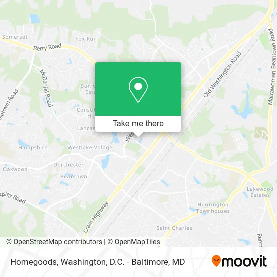 Homegoods map
