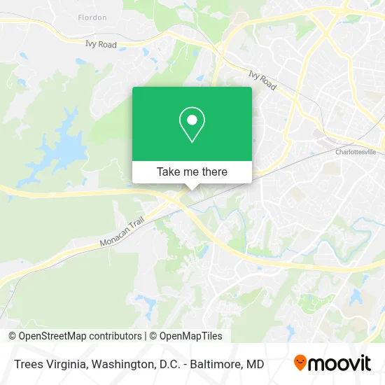 Trees Virginia map