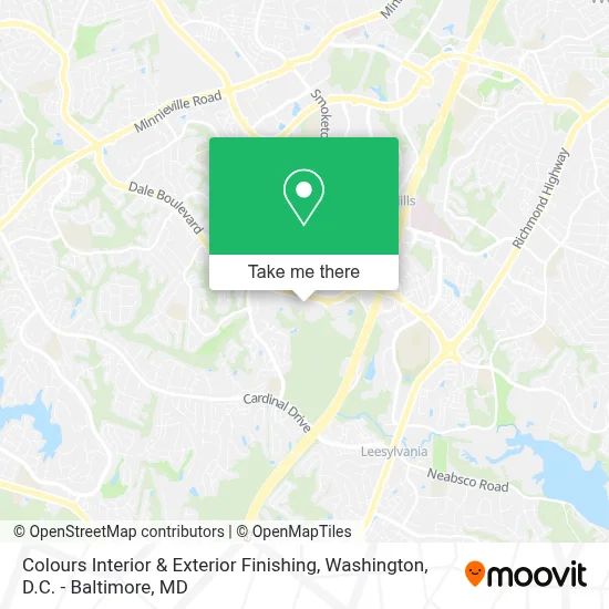 Colours Interior & Exterior Finishing map