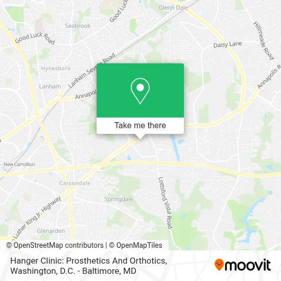 Hanger Clinic: Prosthetics And Orthotics map