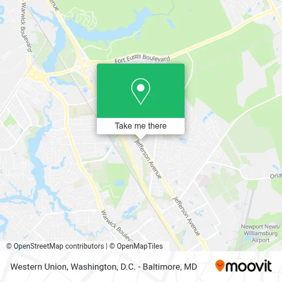 Western Union map