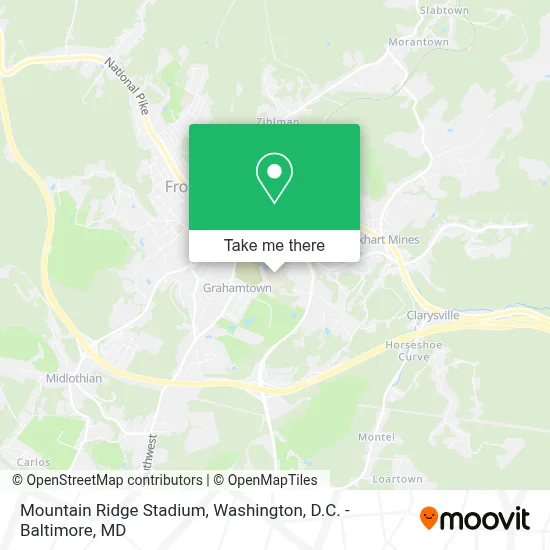 Mountain Ridge Stadium map