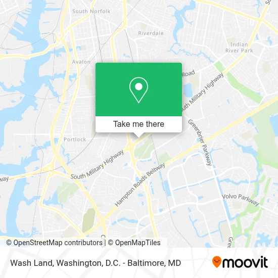 Wash Land map
