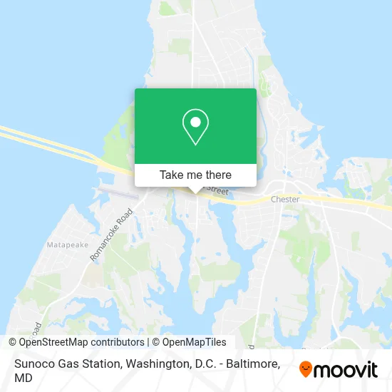 Sunoco Gas Station map