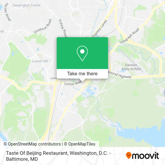 Taste Of Beijing Restaurant map