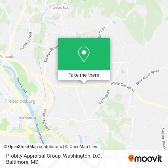 Probity Appraisal Group map