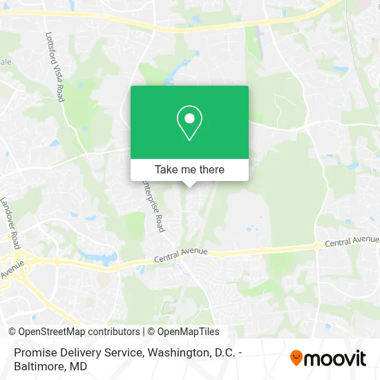 Promise Delivery Service map