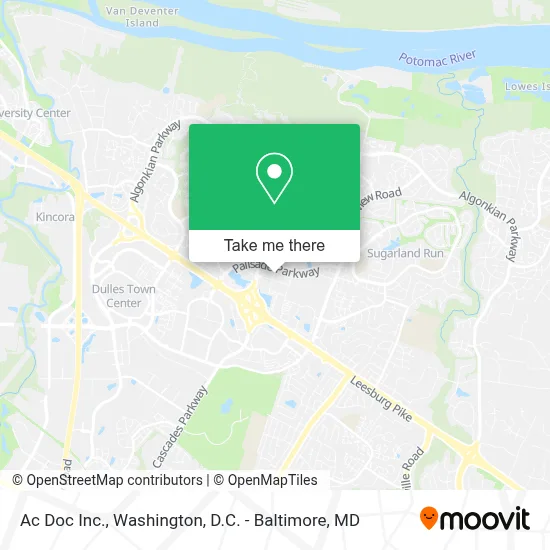 Ac Doc Inc. map