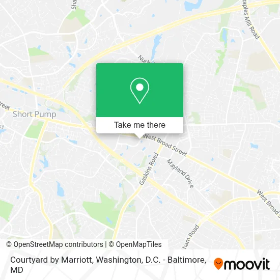 Courtyard by Marriott map