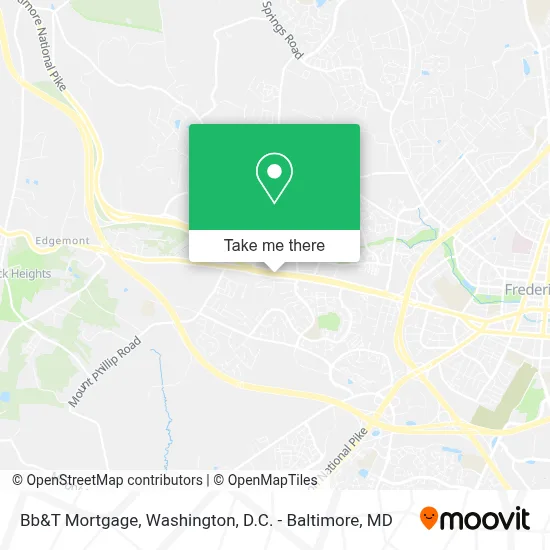 Bb&T Mortgage map