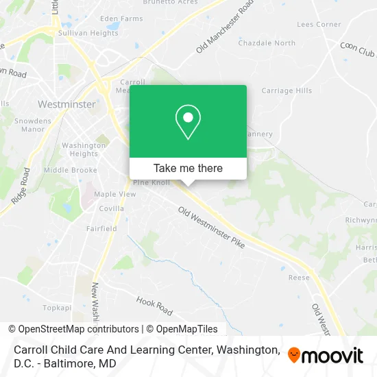 Carroll Child Care And Learning Center map