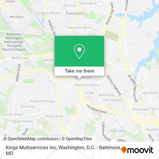Kings Multiservices Inc map