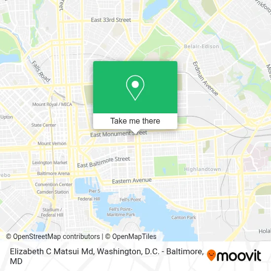 Elizabeth C Matsui Md map
