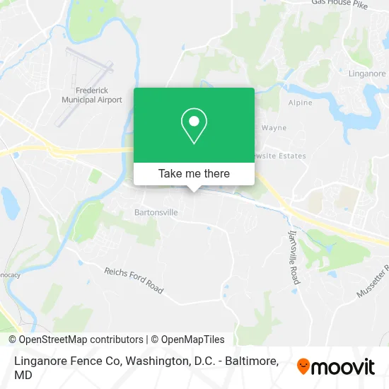 Linganore Fence Co map