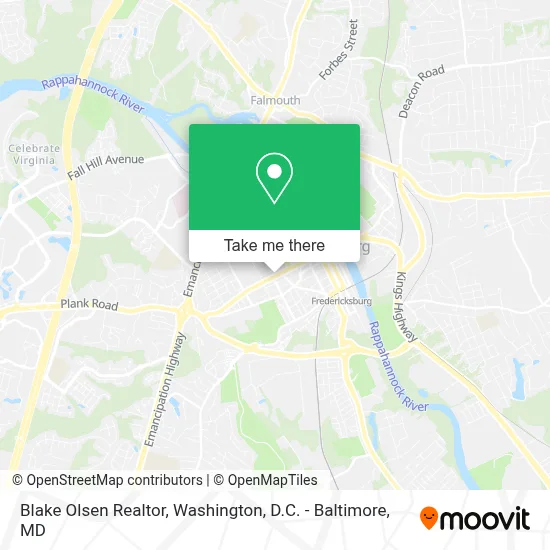 Blake Olsen Realtor map