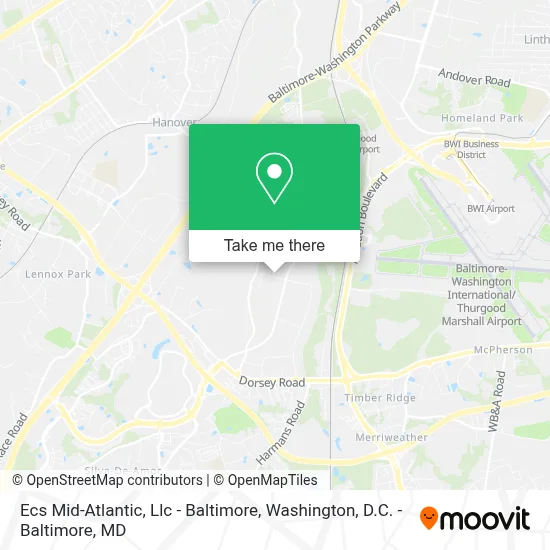 Ecs Mid-Atlantic, Llc - Baltimore map