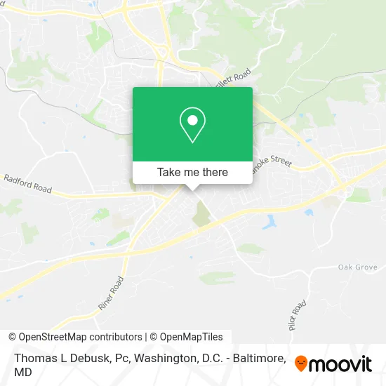 Thomas L Debusk, Pc map