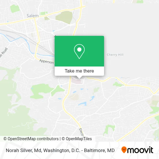 Norah Silver, Md map