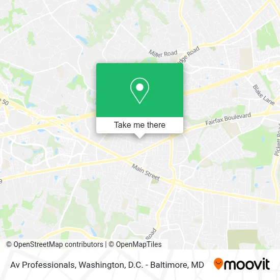 Av Professionals map