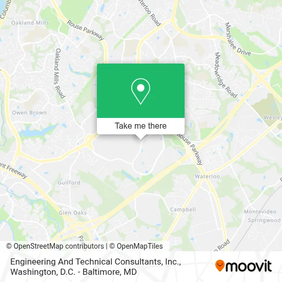 Engineering And Technical Consultants, Inc. map