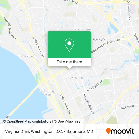 Virginia Dmv map