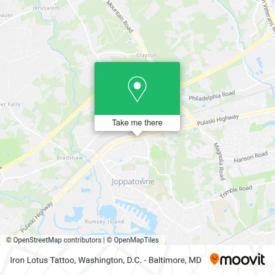 Iron Lotus Tattoo map