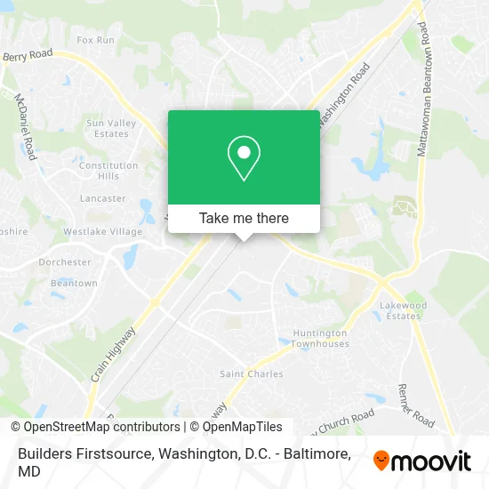Builders Firstsource map