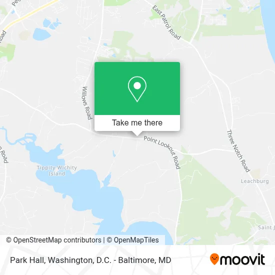 Park Hall map