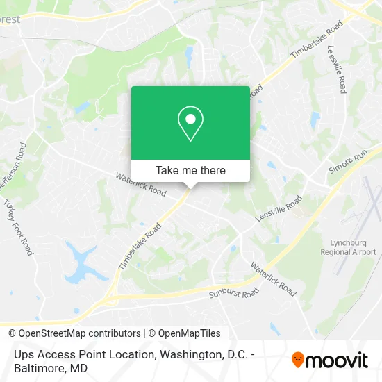 Ups Access Point Location map
