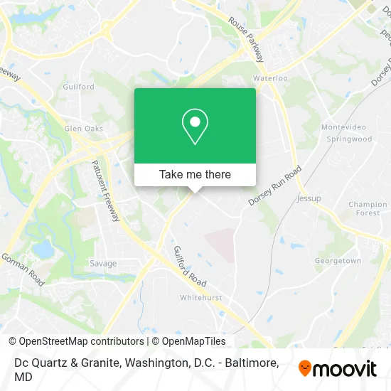 Dc Quartz & Granite map