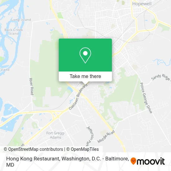 Hong Kong Restaurant map