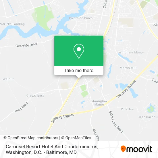 Carousel Resort Hotel And Condominiums map