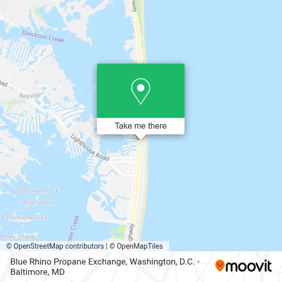 Blue Rhino Propane Exchange map