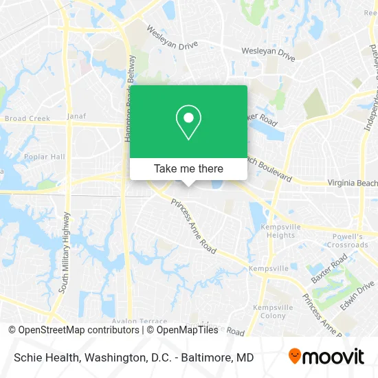 Schie Health map