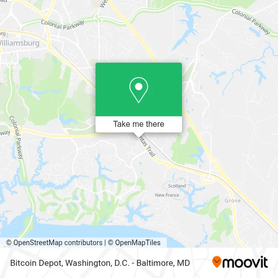 Bitcoin Depot map