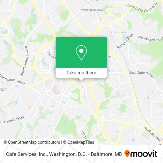 Cafe Services, Inc. map