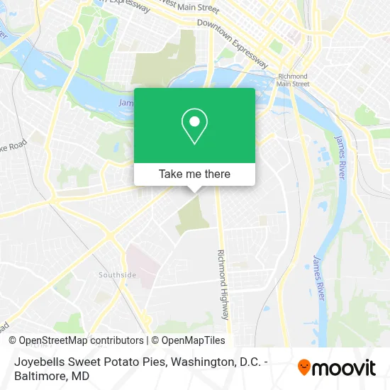 Joyebells Sweet Potato Pies map
