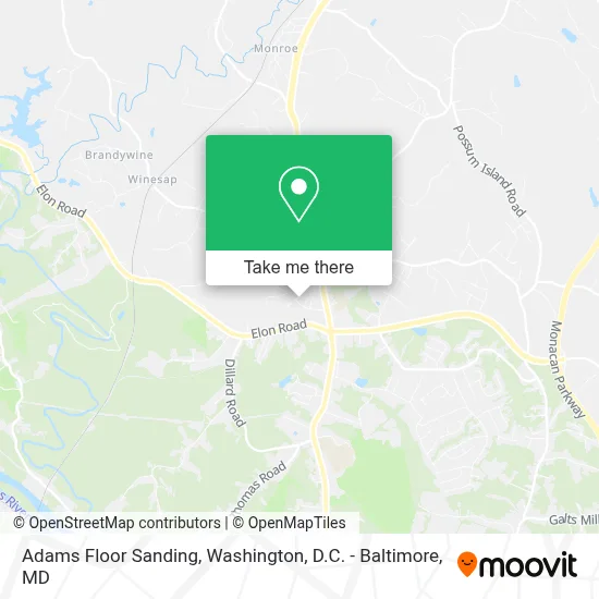 Adams Floor Sanding map