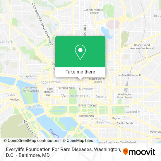 Everylife Foundation For Rare Diseases map