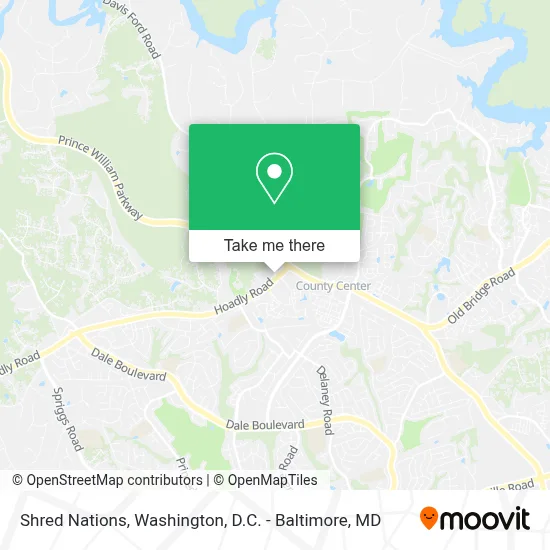 Shred Nations map