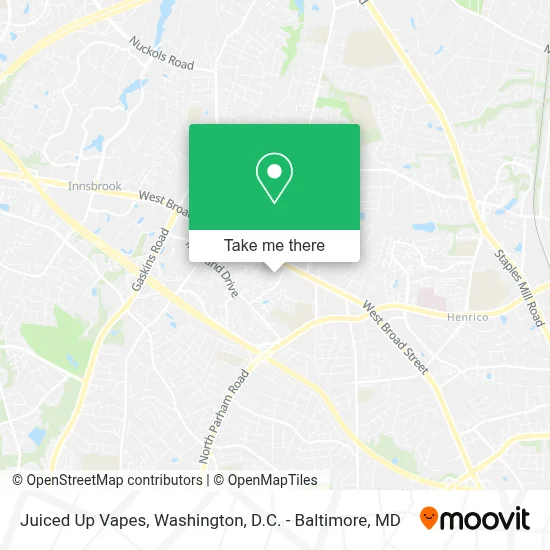 Juiced Up Vapes map