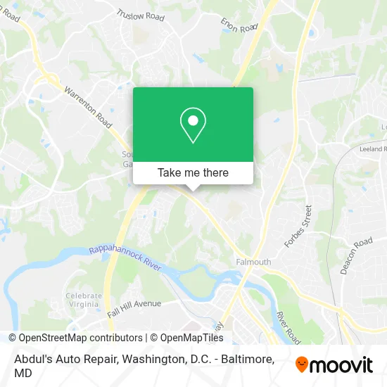 Abdul's Auto Repair map