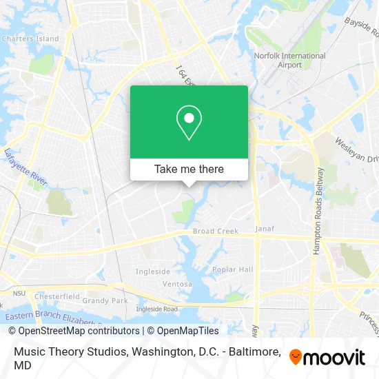 Music Theory Studios map