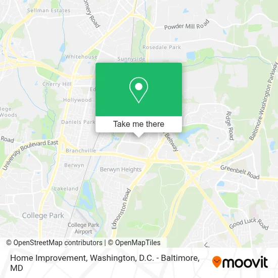Home Improvement map