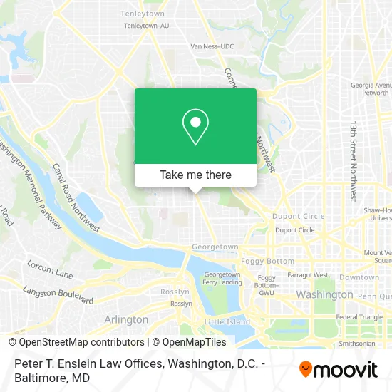 Peter T. Enslein Law Offices map