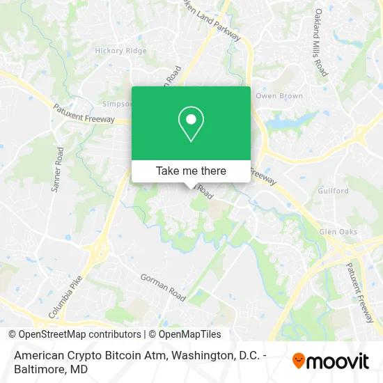 American Crypto Bitcoin Atm map