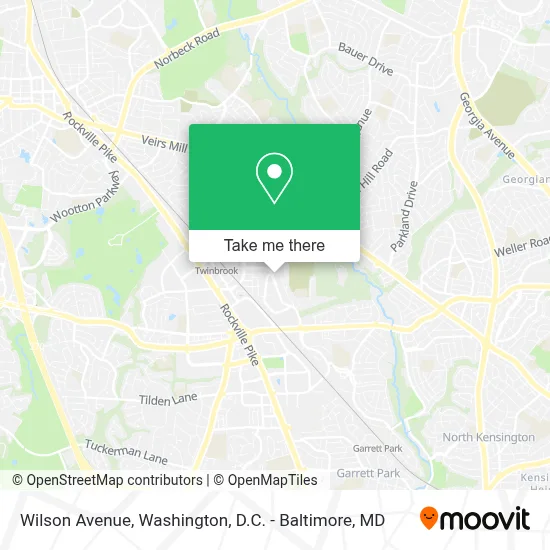 Wilson Avenue map