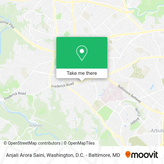 Anjali Arora Saini map